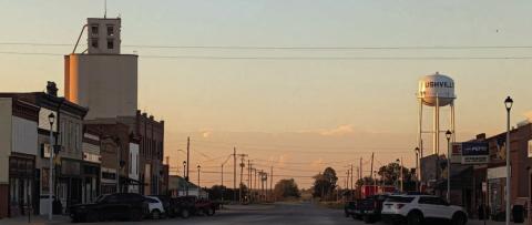Rushville sits at center stage in the superhero world, thanks to the new HBO hit series “Lanterns” and its executive producer Tom King, who has family ties to the northwest Nebraska town. Photo by Heidi Beguin for the Flatwater Free Press