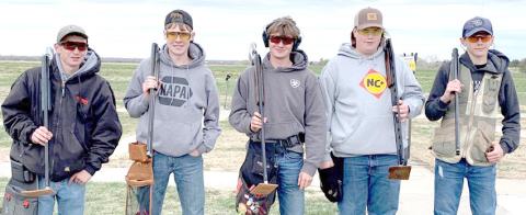 Team members from Pawnee City include from left: Norman McHenry, William Vlcek, Gavin McHenry, Hayden Binder, Dawson Wilkinson. Not pictured: Isaac Seitz.