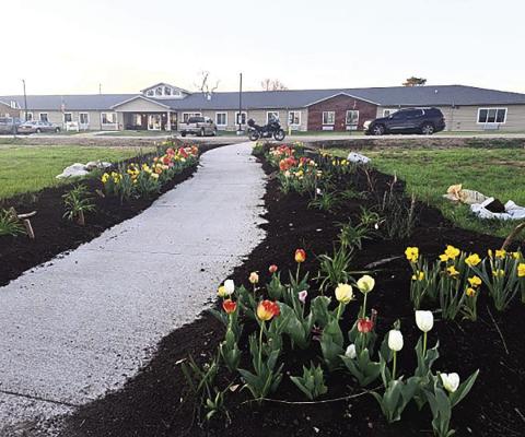 Pawnee City Rotary Garden Blooming Beginning