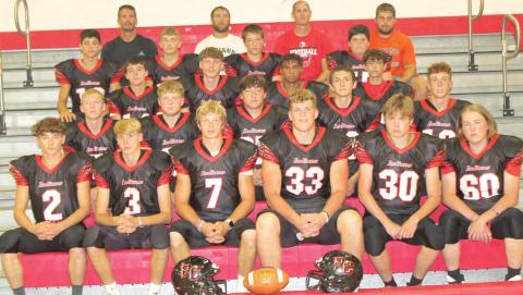 Members of the 2021 Pawnee City Football team