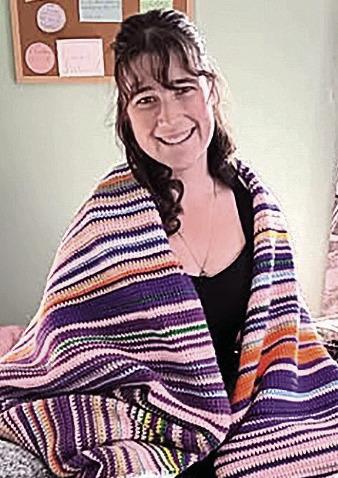 An avid crocheter, last year I made a mood blanket. This blanket represents my moods throughout the year as each row represents a day and each color represents a mood. What colors will you use to get you out of the winter blues? Or maybe you like the winter and will use all happy colors!