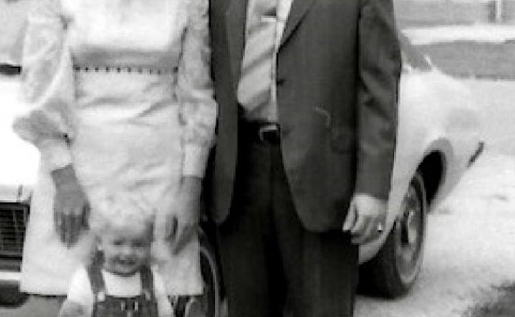 Bob & Jane Patterson with son Rob back then, shared by Bob