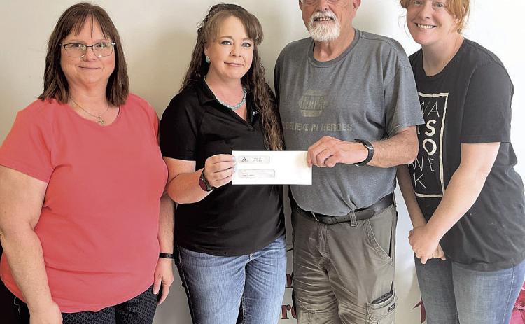 From left to right: Kelli Wiers, Mandy Layne, Charlie Hatfield and Emily Norman