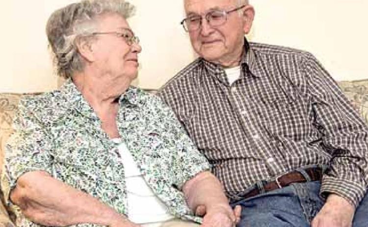 Mary Alice and Ross Thiemann, together for 70 years. Ray Kappel/Republican