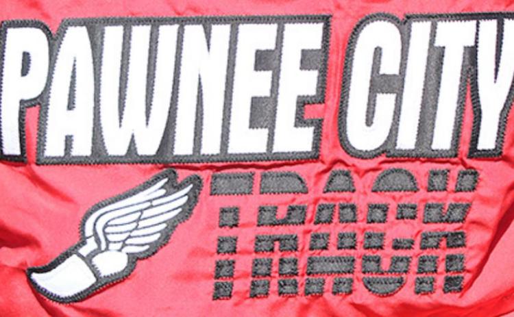 The Pawnee City Track and Field team has new uniforms this season including these warm-ups!