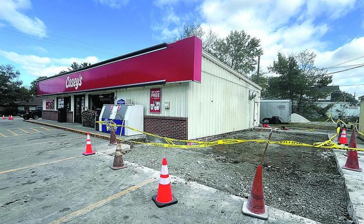 Construction has already begun at the Pawnee City Casey's