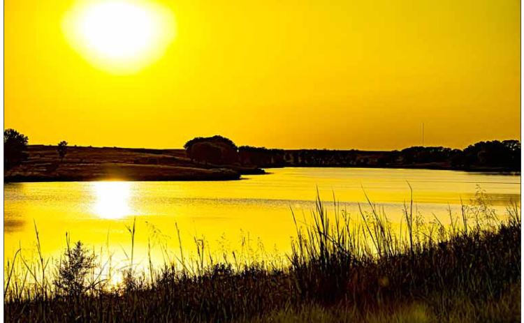 Burchard Lake sunset