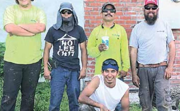 Jacob Green, twins Rigoberto &amp; Alberto Solis, Jose R. Ochoa, and, in front, Jesus Mendez