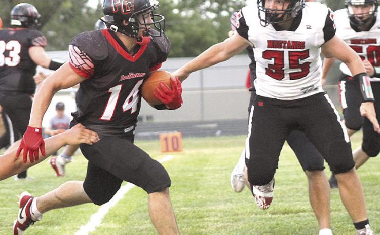 Pawnee City blasts Meridian 57-6 through weather delay