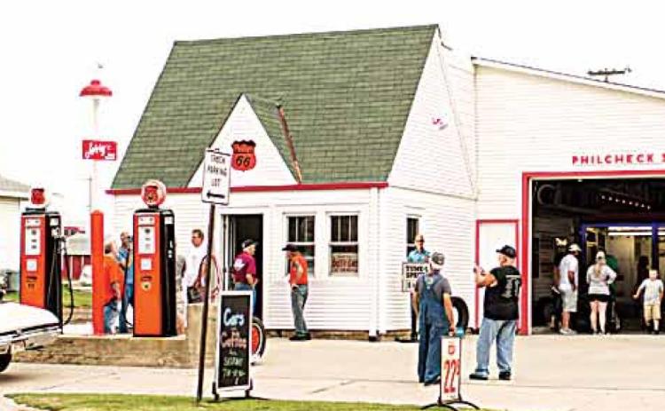 The Cars and Coffee event kicked off public touring of Jerry’s Dream Museum.