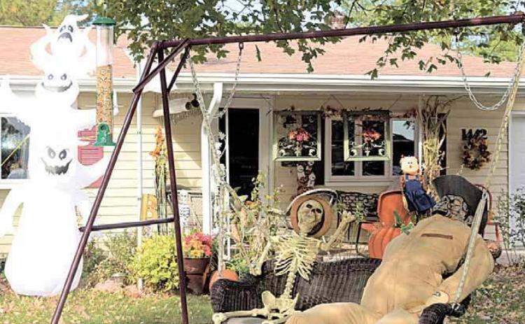 This photo by Ray Kappel is of the Halloween display at Anita and Don Bents’ house in Pawnee City. Anita’s late father used to make a big deal out of Halloween for the area kids at his farm.