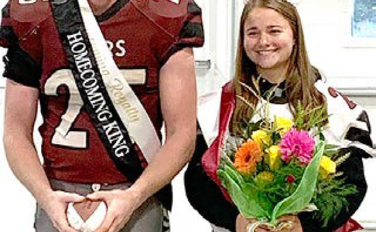 photo by Paula Jasa/Republican 2023 Lewiston Homecoming Royalty - Pictured are King Tristen Ray and Queen Leah Christen. See page 5 for the Lewiston Homecoming football story.
