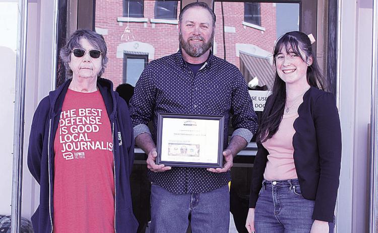 The news team in The Pawnee Republican's new chapter from left to right: Betty Davis, Joe Norman, Reagan Connelly