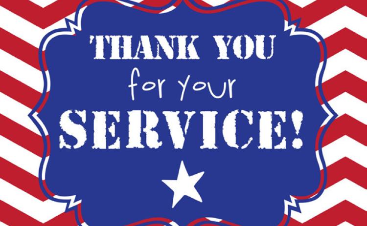 Veterans Day Program at Pawnee Schools on November 10th