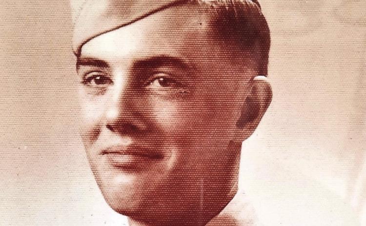 Kenneth Eichenberger as a young man in uniform during WWII