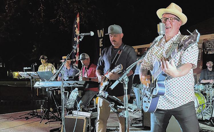 Bootheels Bluegrass Band -Mike Semrad in foreground