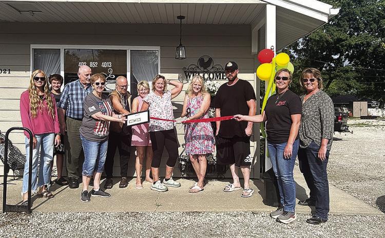 Pawnee Trail Cafe and Motel held a ribbon cutting with the Pawnee City Chamber of Commerce Photo by Ava Meints