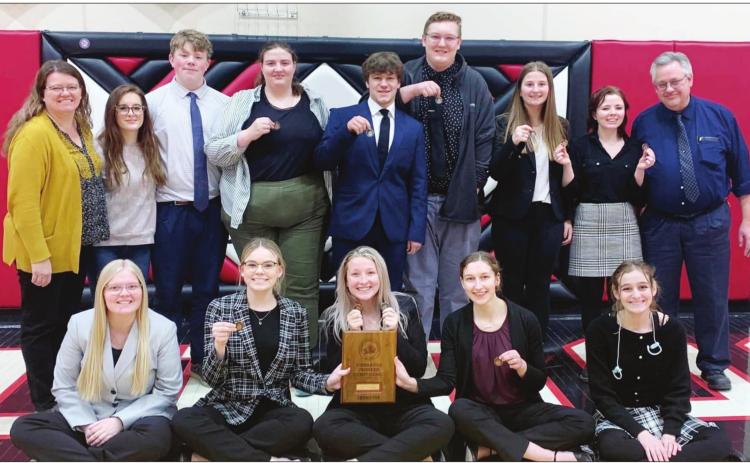 The Pawnee City Speech Team