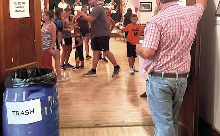 Lookng in the door during 2024 Jame Gang dance