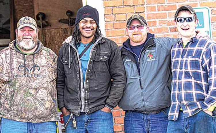 The City Crew is from left Gary Droge, JR., Sheraud Warren, Sean McAhon and Spencer Cumley. Ray Kappel/Republican