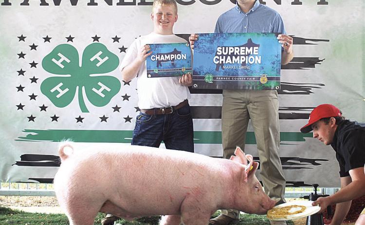 Kohen Vetrovsky, Champion Market Barrow, Supreme Champion Market Swine