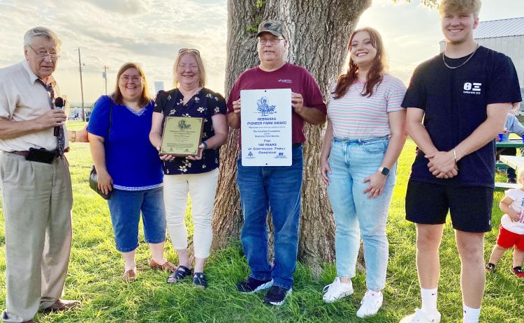 Merlen and Sarah Lou Hothan family-100 years of continuous family ownership.