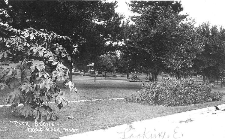 The immaculate park as maintained by Joseph Hayak, an old soldier of the Indian Wars. Those crisp borders around the flower beds and sidewalks didn’t happen by machine alone. They would have required hours of hand labor with edging tools, shears, hoes, and a reel mower. Tender care and hard work created this beautiful space.