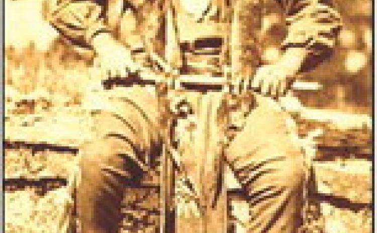 Above: Chief Spotted Horse of the Pawnee circa 1875, some years after he invited Zenas to