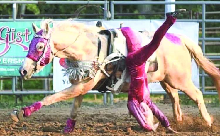 The Crazy Girl Trick Rider, 16 year old Candace, will be at the Pawnee County Fair Rodeo