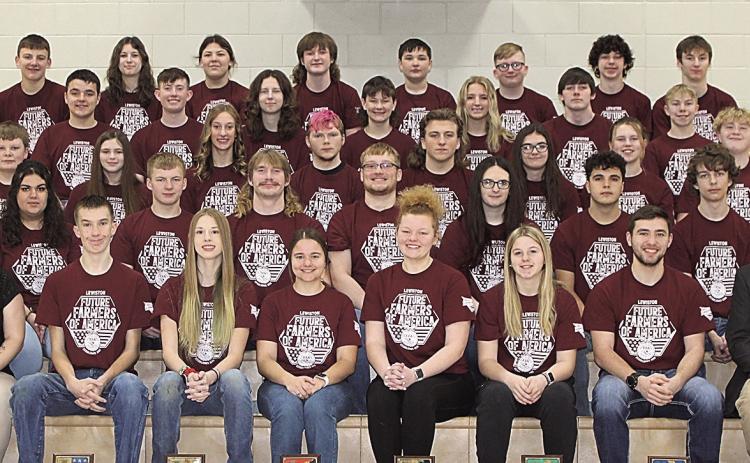 Lewiston Consolidate School FFA Members