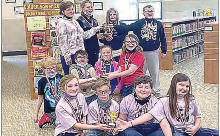Golden Readers first place winners.