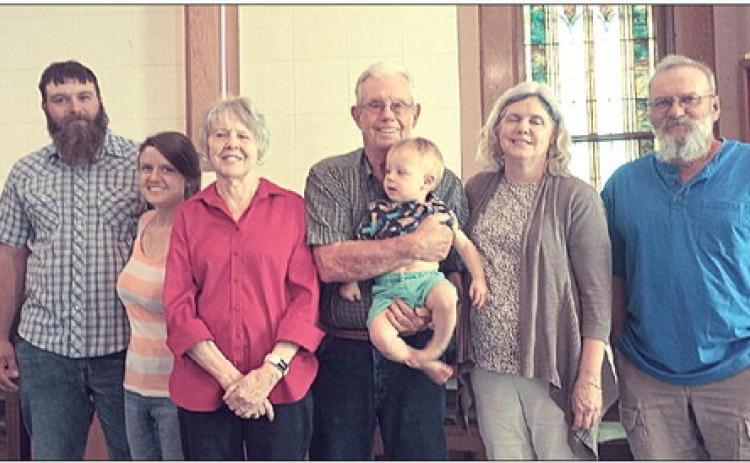 Four generations celebrated Sunday at the Table Rock Methodist Church