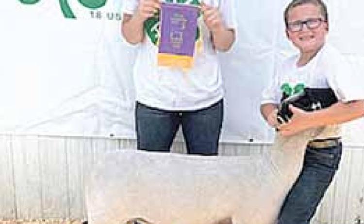 Luke Hunzeker in Lamb Challenge