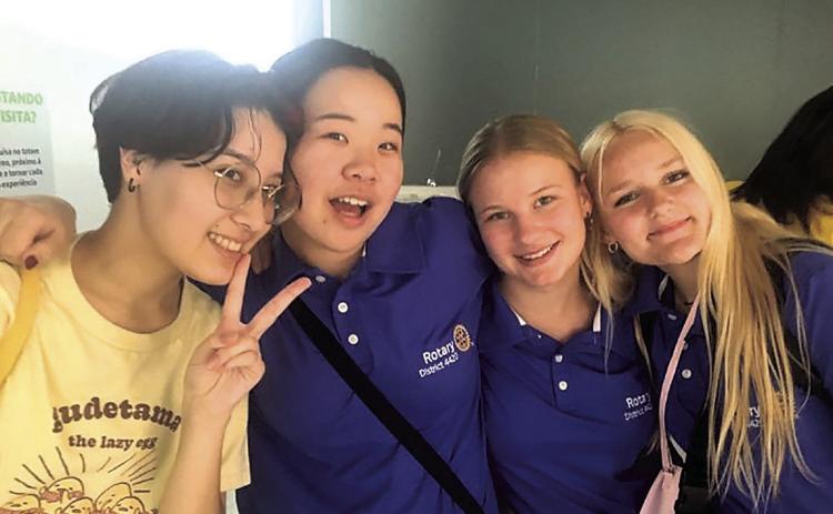 Anna Meints is on the far left