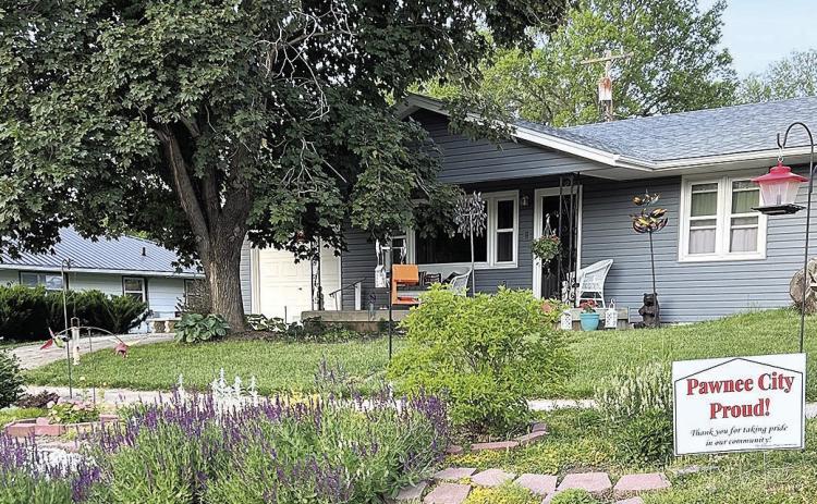 This week, we’re honoring the home of Ralph Kaster! What a beautiful flower garden he has! Thank you for taking care of your corner of Pawnee City!