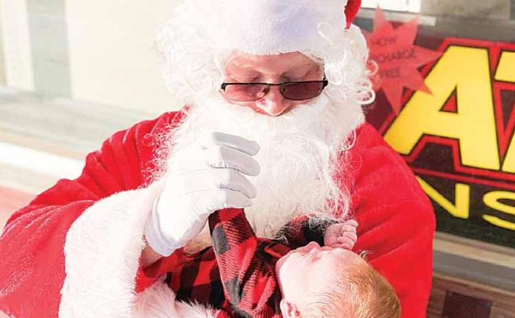 Santa came to town
