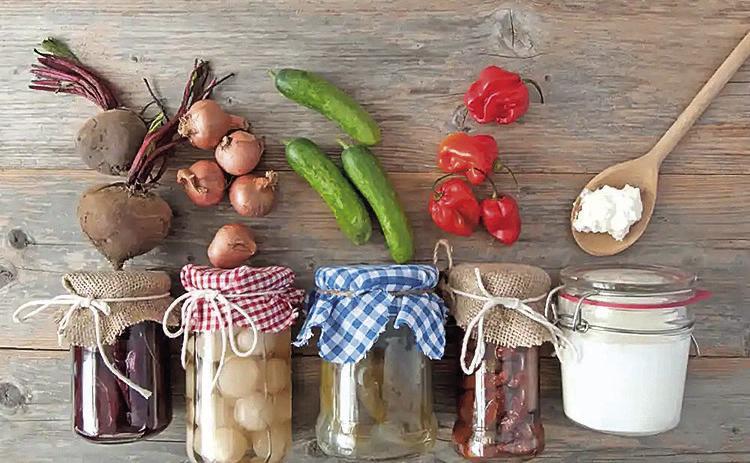 One way of preserving food is the process of canning, which some people today still practice.