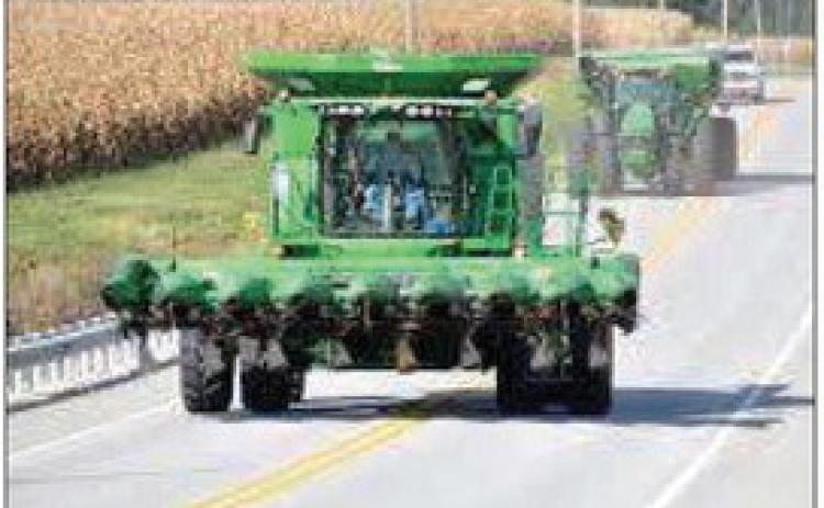 Harvest Season Requires Drivers to Share the Road