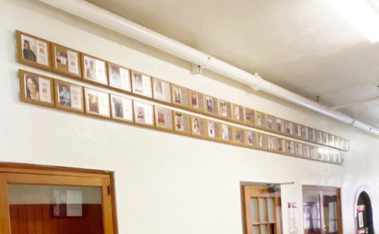 New Wall of Champions at Pawnee City School