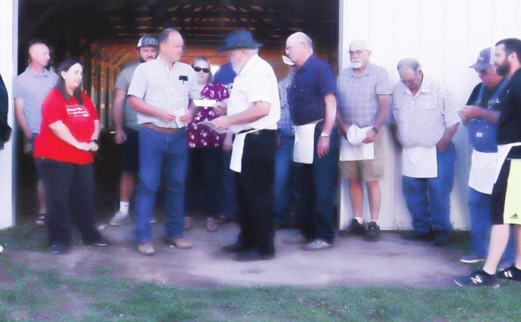 Masonic Lodge Donates to new buildings