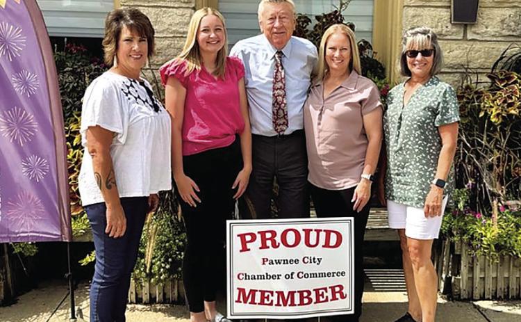 (Left to Right) Kristi Robison, Jodie Uhri, L. Joe Stehlik, Jennifer Stehlik Ladman, Jill Sunneberg)