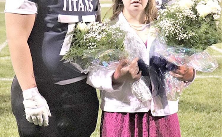 HTRS Homecoming Royalty – King Ryken Davis and Queen Libby Standerford. photo provided by Sandy Stalder