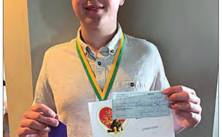Alex Farwell shows his