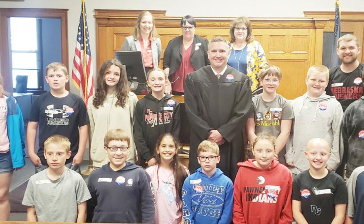 Pawnee City students and presentors