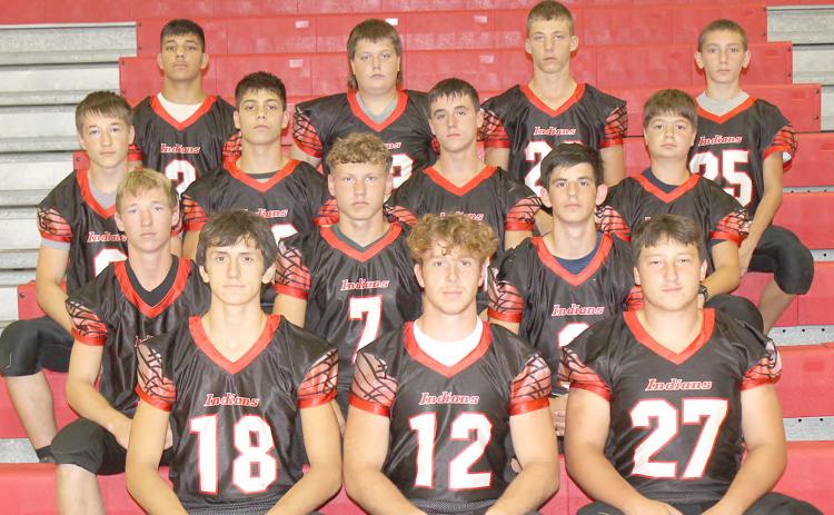 Members of the 2022 Pawnee City Football team are front, from left: Hunter Johnson, Andy Maloley, Joey Marteney. Second row: Justin Pierce, Gavin Baker, Philip Layne. Third row: Jesse McLaughlin, Anthony Kling, Jett Farwell, Tyler Tegtmeier. Back row: Atreya Kling, Hayden Binder, Hunter Wake, Dawson Wilkinson.