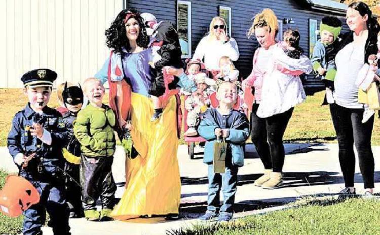 Second Home Daycare has Halloween party at Assisted Living