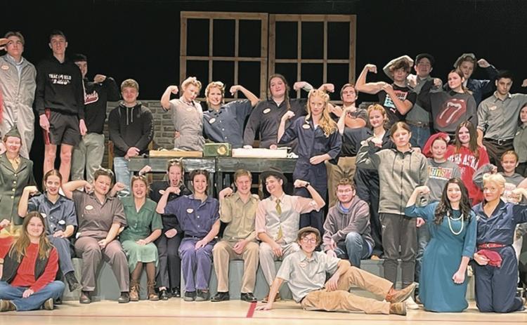 Pawnee CityTakes District Runner-Up in One-Act with “Rosie the Riveter”