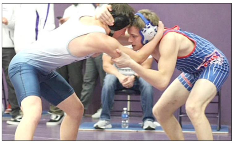 CORRECTION - HTRS/P.C.’s Jesse McLauglin (left) goes toe to toe with an opponent at the Louisville Invite. photo courtesy of Shane Maloley