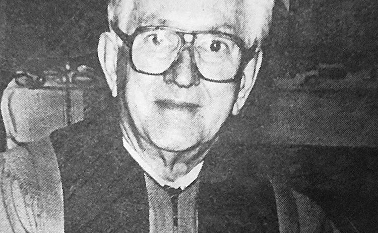 Rev. Ward Merritt spoke at the services for over 50 years, until his death in 1987 Photo courtesy of Sharla Sitzman