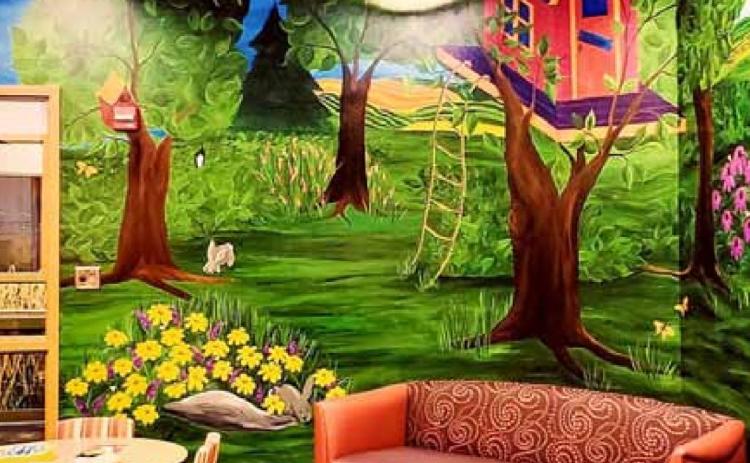 Mural at Bryan Health by Deb Kubik.